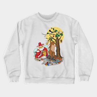 Minhwa: Korean Christmas B Type Crewneck Sweatshirt